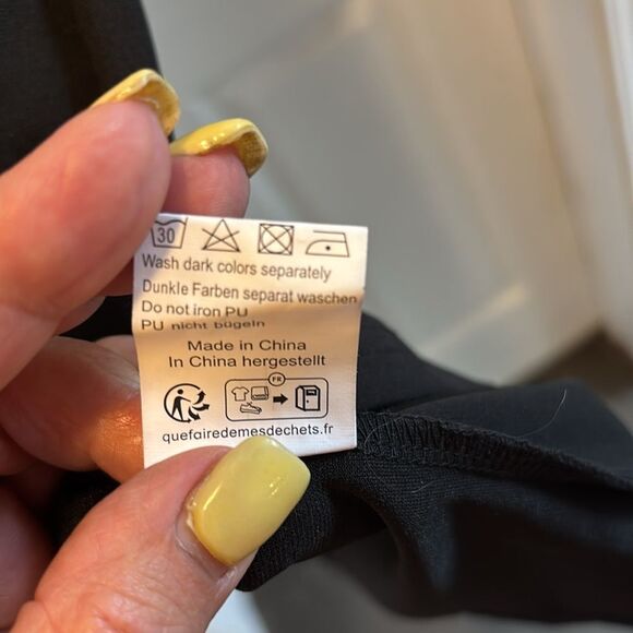 Hanna Nikole Chiffon Capelet Gray Flower Crew Neck Knee Length Pencil Dress 2XL - Picture 7 of 9